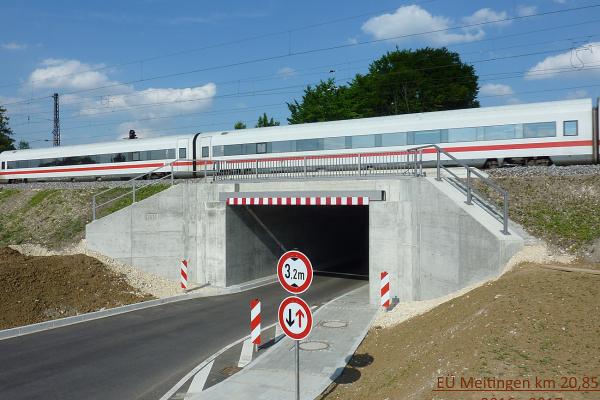 Eisenbahnüberführung in Meitingen